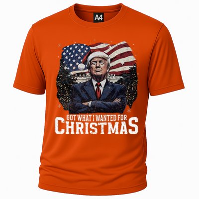 Got What I Wanted For Christmas Trump Won 2024 President Cooling Performance Crew T-Shirt