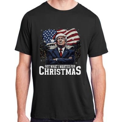 Got What I Wanted For Christmas Trump Won 2024 President Adult ChromaSoft Performance T-Shirt