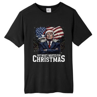 Got What I Wanted For Christmas Trump Won 2024 President Tall Fusion ChromaSoft Performance T-Shirt