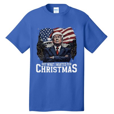 Got What I Wanted For Christmas Trump Won 2024 President Tall T-Shirt