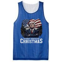 Got What I Wanted For Christmas Trump Won 2024 President Mesh Reversible Basketball Jersey Tank