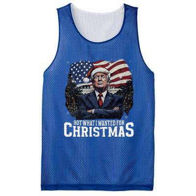 Got What I Wanted For Christmas Trump Won 2024 President Mesh Reversible Basketball Jersey Tank