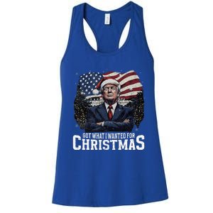 Got What I Wanted For Christmas Trump Won 2024 President Women's Racerback Tank