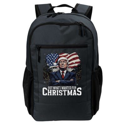 Got What I Wanted For Christmas Trump Won 2024 President Daily Commute Backpack