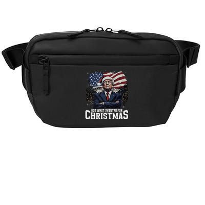 Got What I Wanted For Christmas Trump Won 2024 President Crossbody Pack