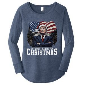 Got What I Wanted For Christmas Trump Won 2024 President Women's Perfect Tri Tunic Long Sleeve Shirt