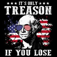 George Washington It's Only Treason If You Lose 4th Of July Sustainable Bucket Hat