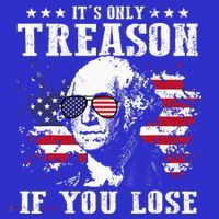 George Washington It's Only Treason If You Lose 4th Of July Apron