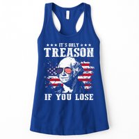 George Washington It's Only Treason If You Lose 4th Of July Womens Tank Top