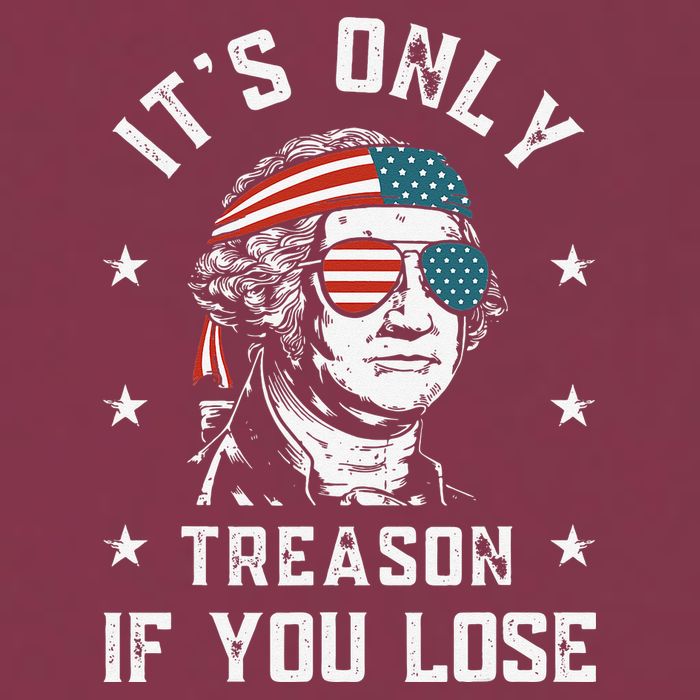 George Washington It's Only Treason If You Lose 4th Of July 16oz Travel Tumbler