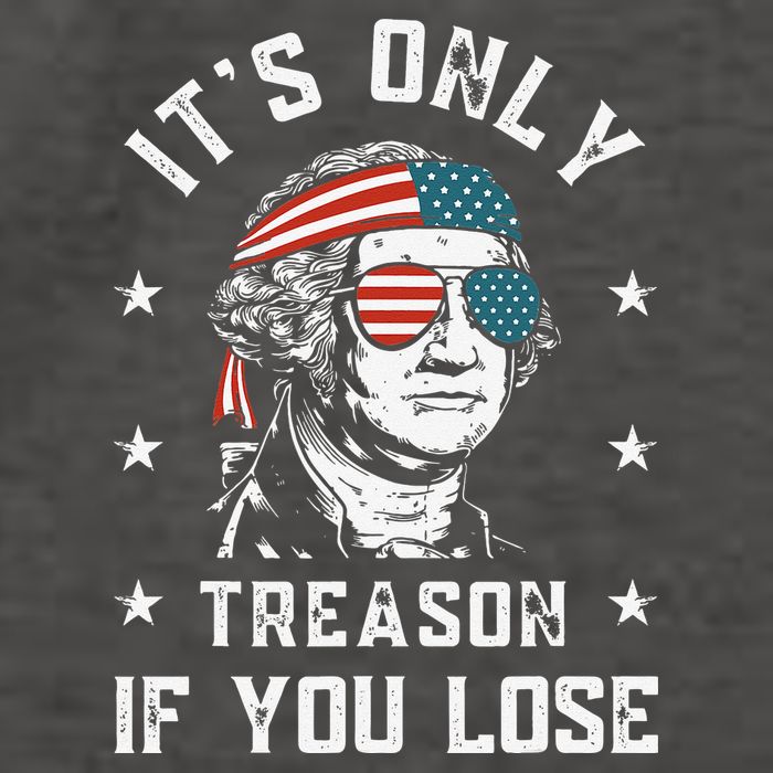 George Washington It's Only Treason If You Lose 4th Of July Vector Backpack