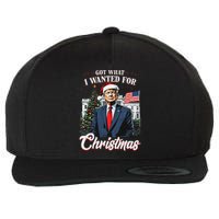 Got What I Wanted For Christmas Trump 2024 Wool Snapback Cap