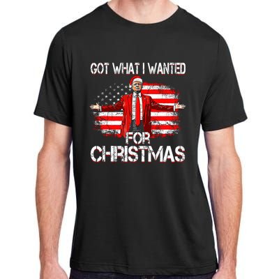 Got What I Wanted For Christmas Trump Won 2024 President Adult ChromaSoft Performance T-Shirt