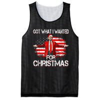 Got What I Wanted For Christmas Trump Won 2024 President Mesh Reversible Basketball Jersey Tank