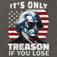 George Washington Its Only Treason If You Lose Cotton Canvas Backpack
