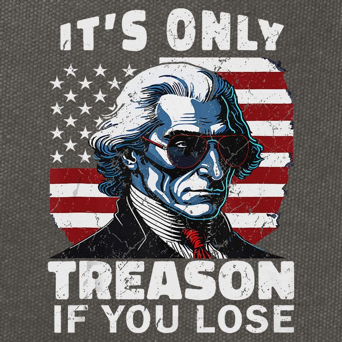 George Washington Its Only Treason If You Lose Cotton Canvas Backpack
