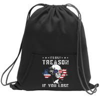 George Washington It's Only Treason If You Lose 4th Of July Sweatshirt Cinch Pack Bag