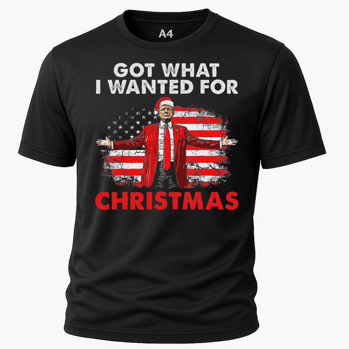 Got What I Wanted For Christmas Trump 2024 Santa Claus Cooling Performance Crew T-Shirt