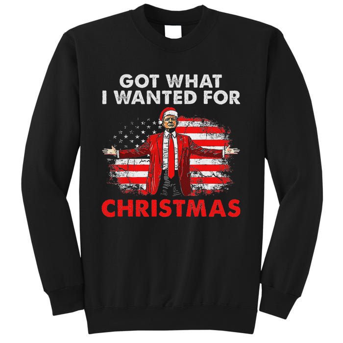 Got What I Wanted For Christmas Trump 2024 Santa Claus Sweatshirt