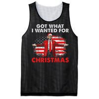 Got What I Wanted For Christmas Trump 2024 Santa Claus Mesh Reversible Basketball Jersey Tank