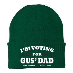 Gus Walz IM Voting For Gus Dad Tim Walz Knit Cap Winter Beanie