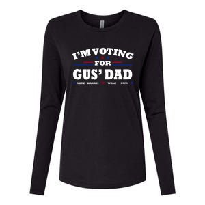 Gus Walz IM Voting For Gus Dad Tim Walz Womens Cotton Relaxed Long Sleeve T-Shirt