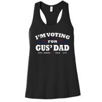 Gus Walz IM Voting For Gus Dad Tim Walz Women's Racerback Tank