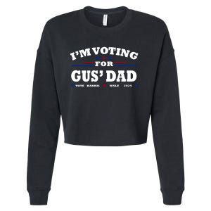 Gus Walz IM Voting For Gus Dad Tim Walz Cropped Pullover Crew