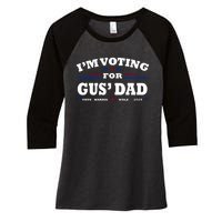 Gus Walz IM Voting For Gus Dad Tim Walz Women's Tri-Blend 3/4-Sleeve Raglan Shirt