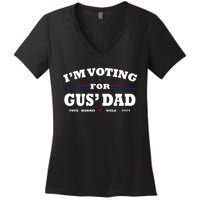 Gus Walz IM Voting For Gus Dad Tim Walz Women's V-Neck T-Shirt