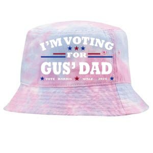 Gus Walz IM Voting For Gus Dad Tim Walz Tie-Dyed Bucket Hat