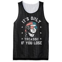 George Washington It's Only Treason If You Lose 4th Of July Mesh Reversible Basketball Jersey Tank