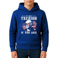 George Washington Its Only Treason If You Lose 4th Of July Kids Hoodie