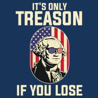 George Washington It's Only Treason If You Lose 4th Of July Zip Tote Bag