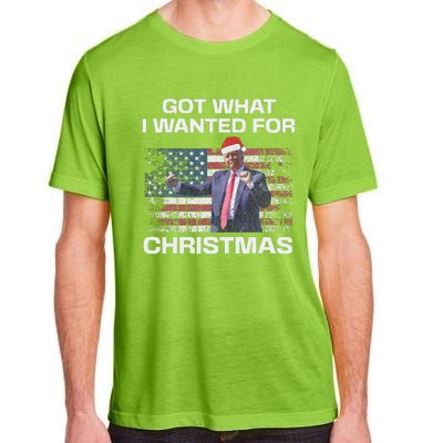 Got What I Wanted For Christmas Trump 2024 Won President Adult ChromaSoft Performance T-Shirt