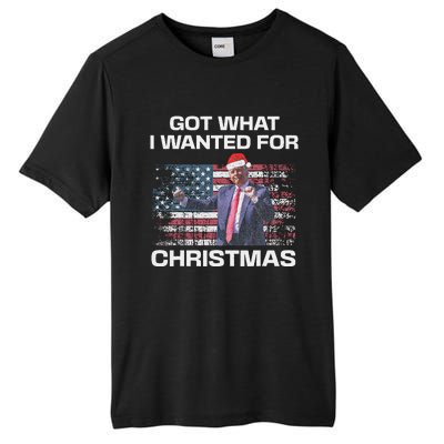 Got What I Wanted For Christmas Trump 2024 Won President Tall Fusion ChromaSoft Performance T-Shirt