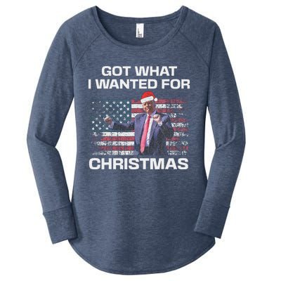 Got What I Wanted For Christmas Trump 2024 Won President Women's Perfect Tri Tunic Long Sleeve Shirt