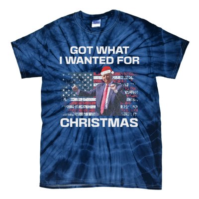 Got What I Wanted For Christmas Trump 2024 Won President Tie-Dye T-Shirt