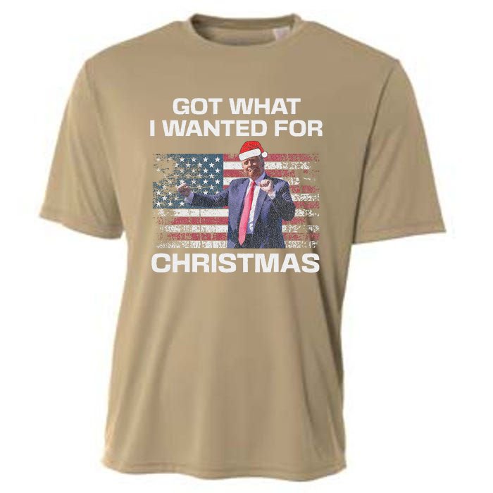 Got What I Wanted For Christmas Trump 2024 Won President Cooling Performance Crew T-Shirt