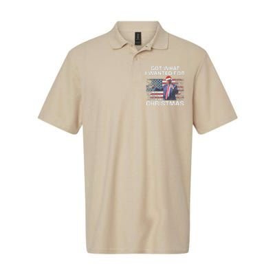 Got What I Wanted For Christmas Trump 2024 Won President Softstyle Adult Sport Polo