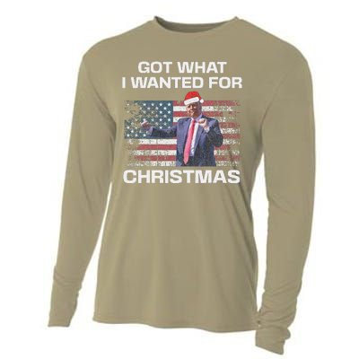 Got What I Wanted For Christmas Trump 2024 Won President Cooling Performance Long Sleeve Crew