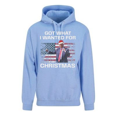 Got What I Wanted For Christmas Trump 2024 Won President Unisex Surf Hoodie