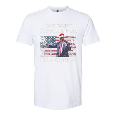 Got What I Wanted For Christmas Trump 2024 Won President Softstyle CVC T-Shirt