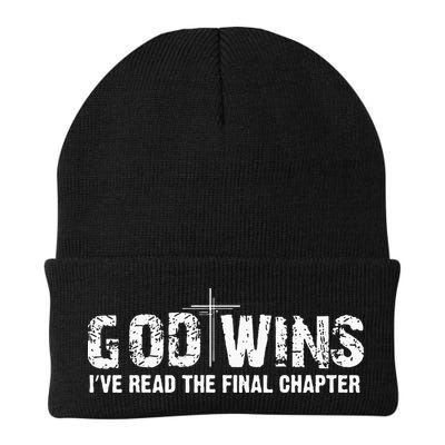 God Wins I Ve Read The Final Chapter Christian Faith Lover Beanie