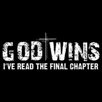 God Wins I Ve Read The Final Chapter Christian Faith Lover Drawstring Bag