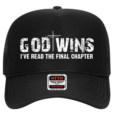 God Wins I Ve Read The Final Chapter Christian Faith Lover Trucker Hat