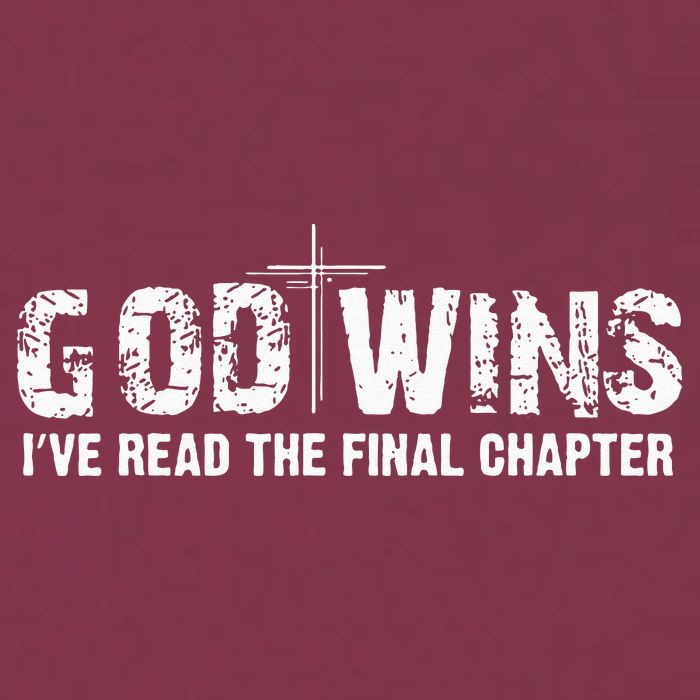God Wins I Ve Read The Final Chapter Christian Faith Lover 16oz Travel Tumbler