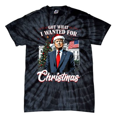 Got What I Wanted For Christmas Trump 2024 Tie-Dye T-Shirt