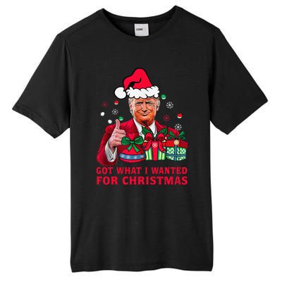 Got What I Wanted For Christmas Trump 2024 Won President Tall Fusion ChromaSoft Performance T-Shirt