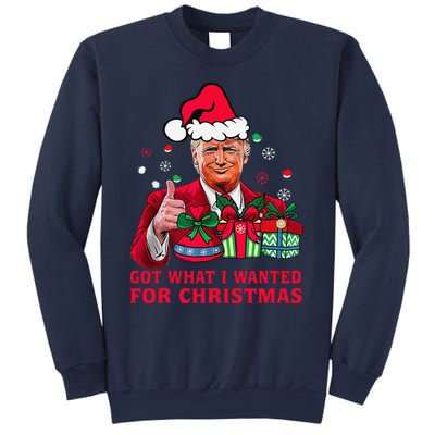 Got What I Wanted For Christmas Trump 2024 Won President Sweatshirt